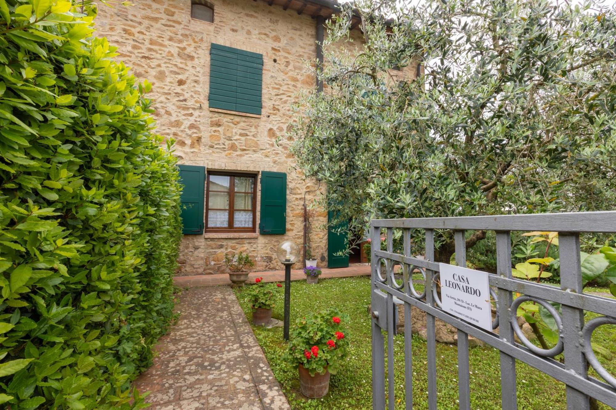 Casa Leonardo, Montaione, Mura Ngoại thất bức ảnh